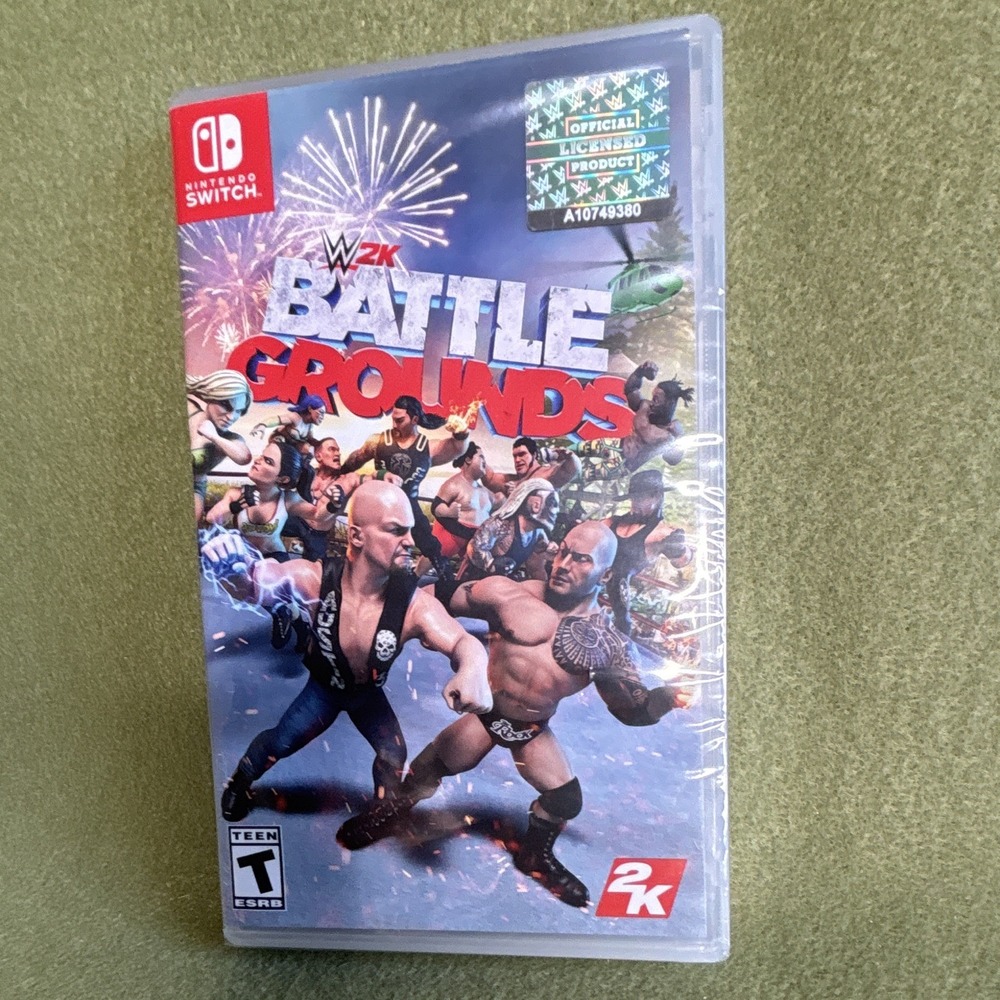 WWE 2K Battlegrounds Nintendo Switch 2020 Fighting Wrestling Game 2K 55598 NEW